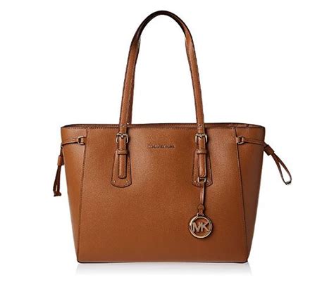 michael kors voyager signature east west tote brown mkhb-30t8gv6t4b-200|Michael Kors voyager tote.